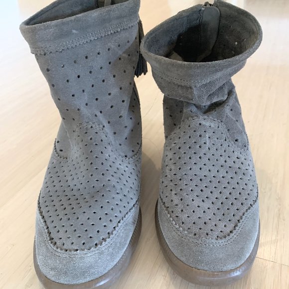 Isabel Marant Suede Wedge Bootie Size 39 - Picture 2 of 7